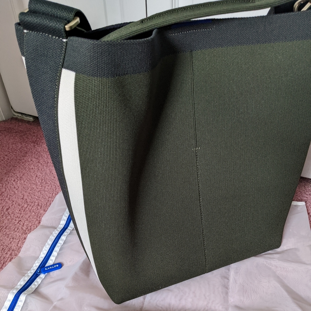 Rothy's Deep Forest bucket bag